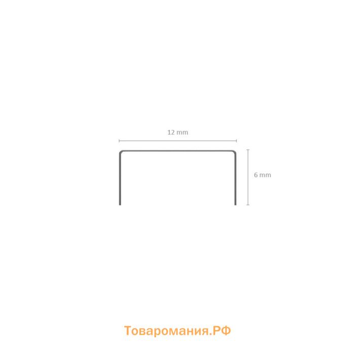 Скобы для степлера ErichKrause № 24/6, 1000 штук, заточенные с усиленной пробивной способностью