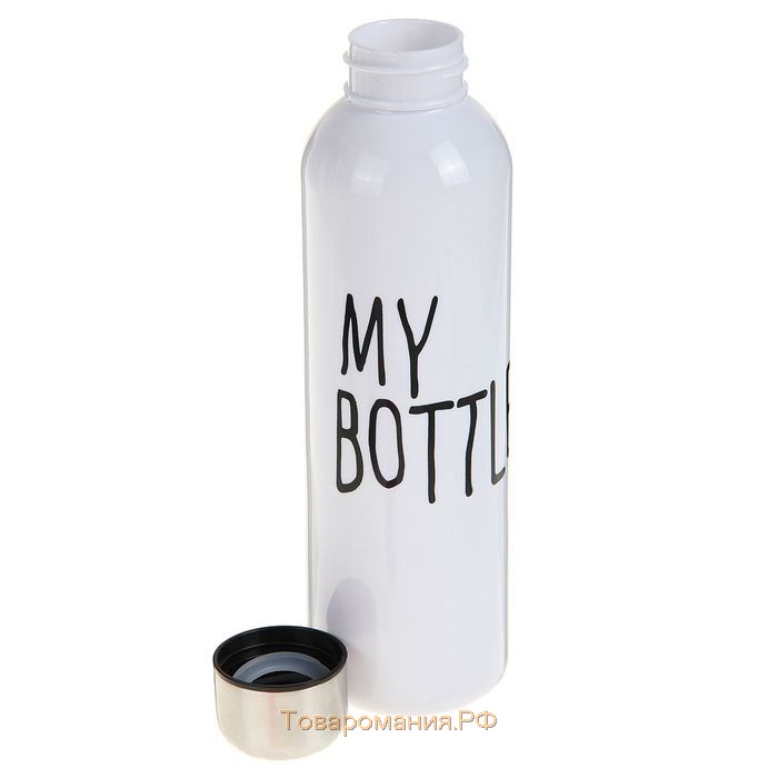 Бутылка для воды, 500 мл, My bottle, 21.5 х 6.5 см, микс