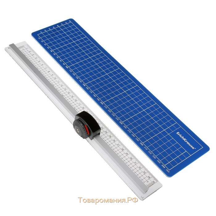 Резак роликовый ErichKrause, до 5 листов, с ковриком для реза 350 мм, блистер