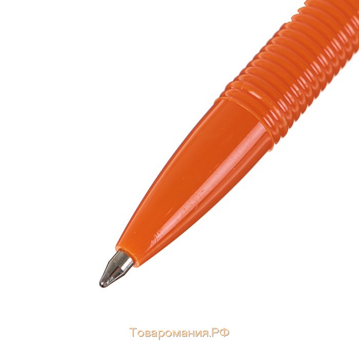 Набор ручек шариковых 4 цвета R-301 Orange Stick, узел 0.7 мм, чернила: синие, чёрные, красные, зелёные, длина линии письма 2000 метров, европодвес