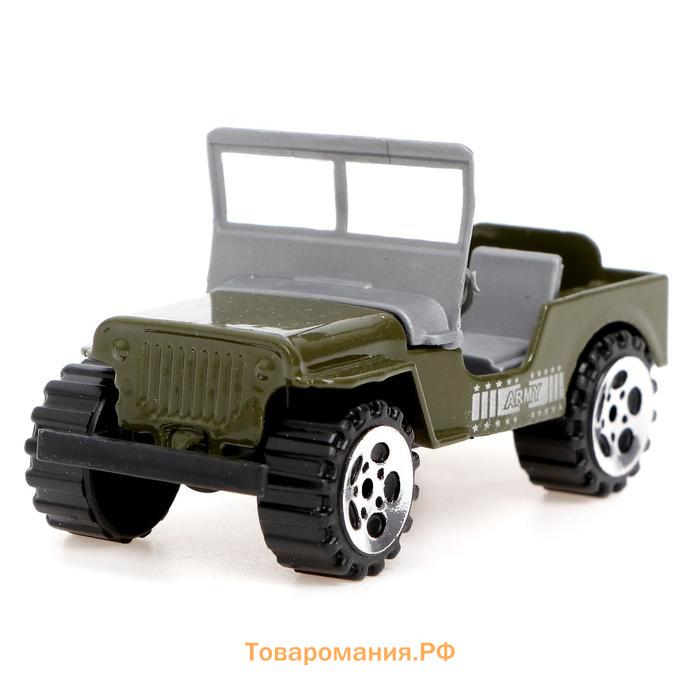 Машинка металлическая в яйце «Военная», масштаб 1:64, МИКС