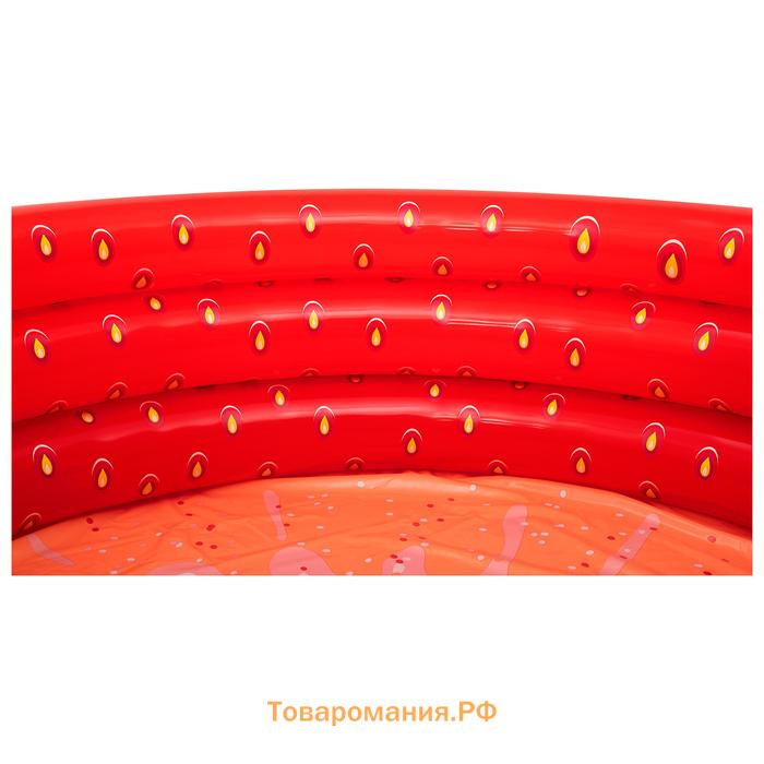 Бассейн надувной Bestway Sweet Strawberry, 168×168×38 см, 51145