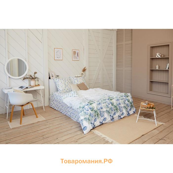 Постельное бельё «» Евро Eucalyptus 200х217 см, 240х220 см, 70х70 см - 2 шт