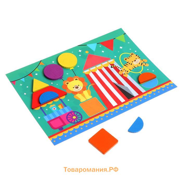 Пазл деревянный Baby Toys, 32 элемента