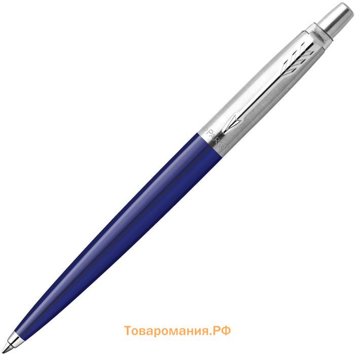 Ручка шариковая Parker Jotter Color корпус пластиковый + нержавеющая сталь, синие чернила