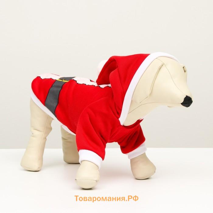 Толстовка для собак Santa, XL (ДС 40, ОГ 50 см)