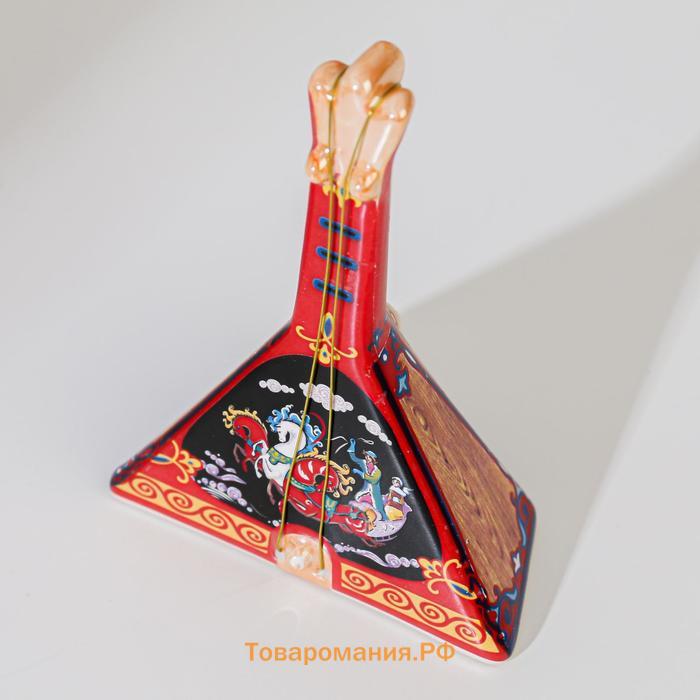 Колокольчик "Балалайка" , тройка,8см