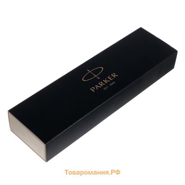 Ручка перьевая Parker IM Core F321 Dark Espresso CT F, корпус из нержавеющей стали, синие чернила, В ПОДАРОЧНОМ ПАКЕТЕ