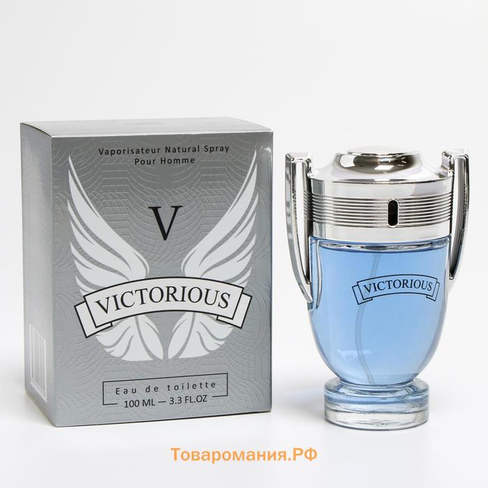 Туалетная вода мужская Victorious V, 100 мл (по мотивам Invictus (P.Rabanne)