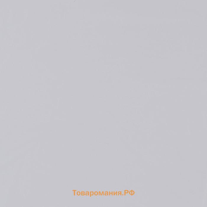 Плёнка для цветов упаковочная тишью влагостойкая «Белый», 0.6 x 8 м, 30мкм