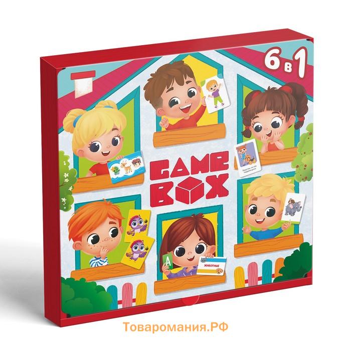 Набор развивающих игр «Game box. Kids. 6 в 1», 3+