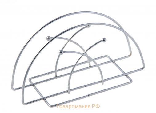Салфетница  «Меч», 13,5×6×7 см, хромированная