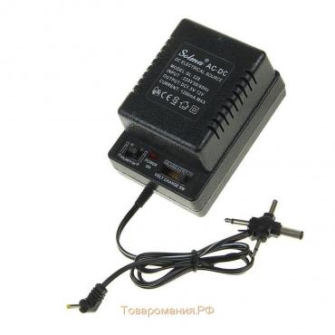 Блок питания IP-24-24-000-01, 1 А, 6 режимов 1.5-12V, переключатель полярности,0.65 м