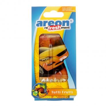 Ароматизатор на зеркало Areon Refreshment гелевый, тути фрути 704-025-906