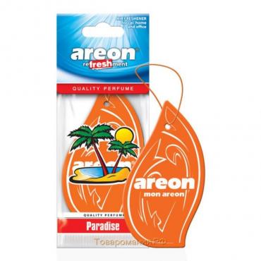 Ароматизатор Areon Refreshment Mon Classic, на зеркало, аромат рай 47448a