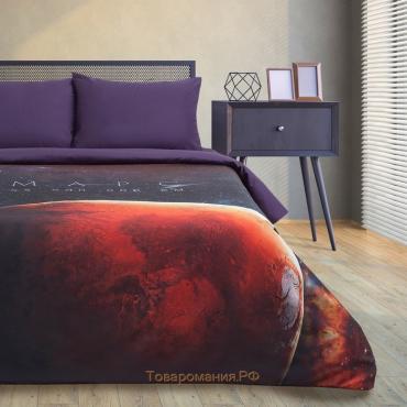 Постельное бельё "" 2 сп Red planet 175*215 см, 220*240 см, 50*70 см - 2 шт