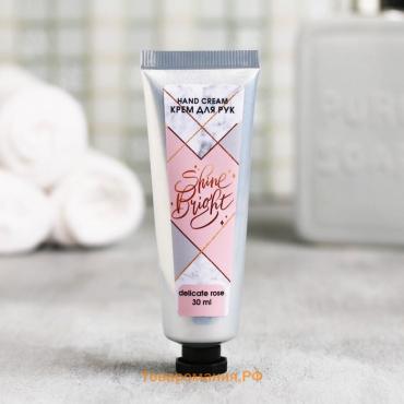 Крем для рук Shine Bright, 30 мл, аромат розы, BEAUTY FOX