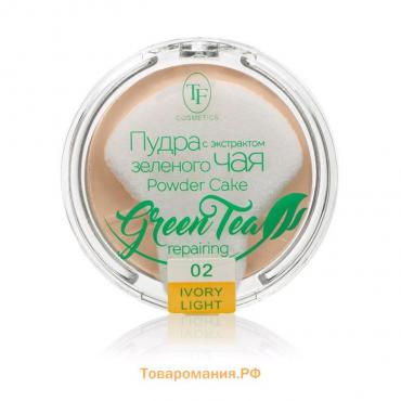 Пудра для лица TF Green Tea, тон 02 слоновая кость