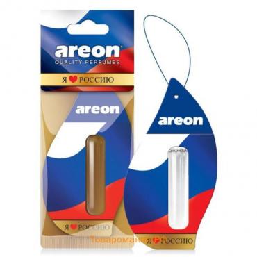 Ароматизатор Areon Liquid «Я люблю Россию», на зеркало, жидкий, аромат летняя мечта 158710a