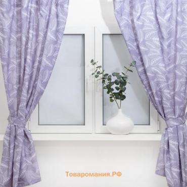 Комплект штор для кухни с подхватами  Ease 145х180см-2 шт., 100% п/э