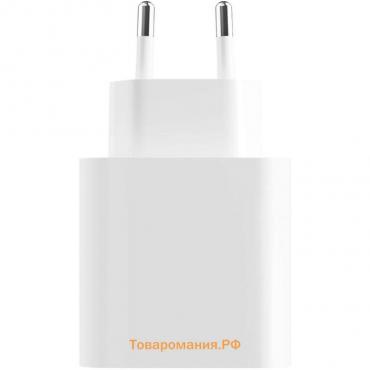 Сетевое зарядное устройство Xiaomi Mi 33W Wall Charger (BHR4996GL), 1xUSB, 1xUSB-C, белое